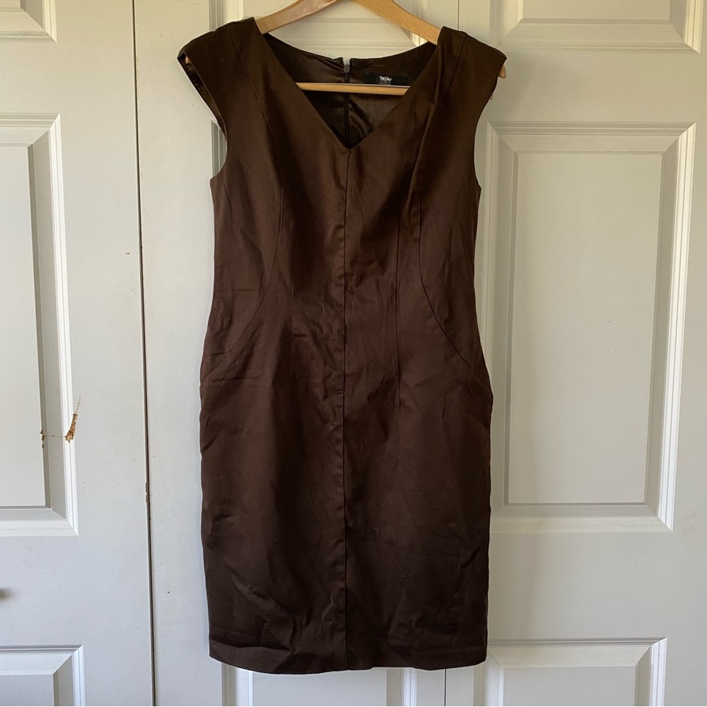 Brown Corporate Dress